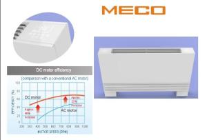 Quality BLDC Brushless EC Motor Floor Standing Fan Coil Unit 5.75kw 150cm Length wholesale