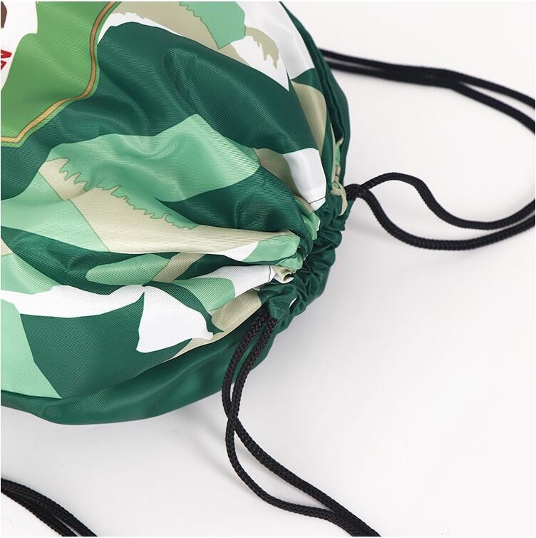 Recycled Foldable Nylon Polyester Tote Bag with logos polyester shopping bag Custom advertising handle non woven bag PAC