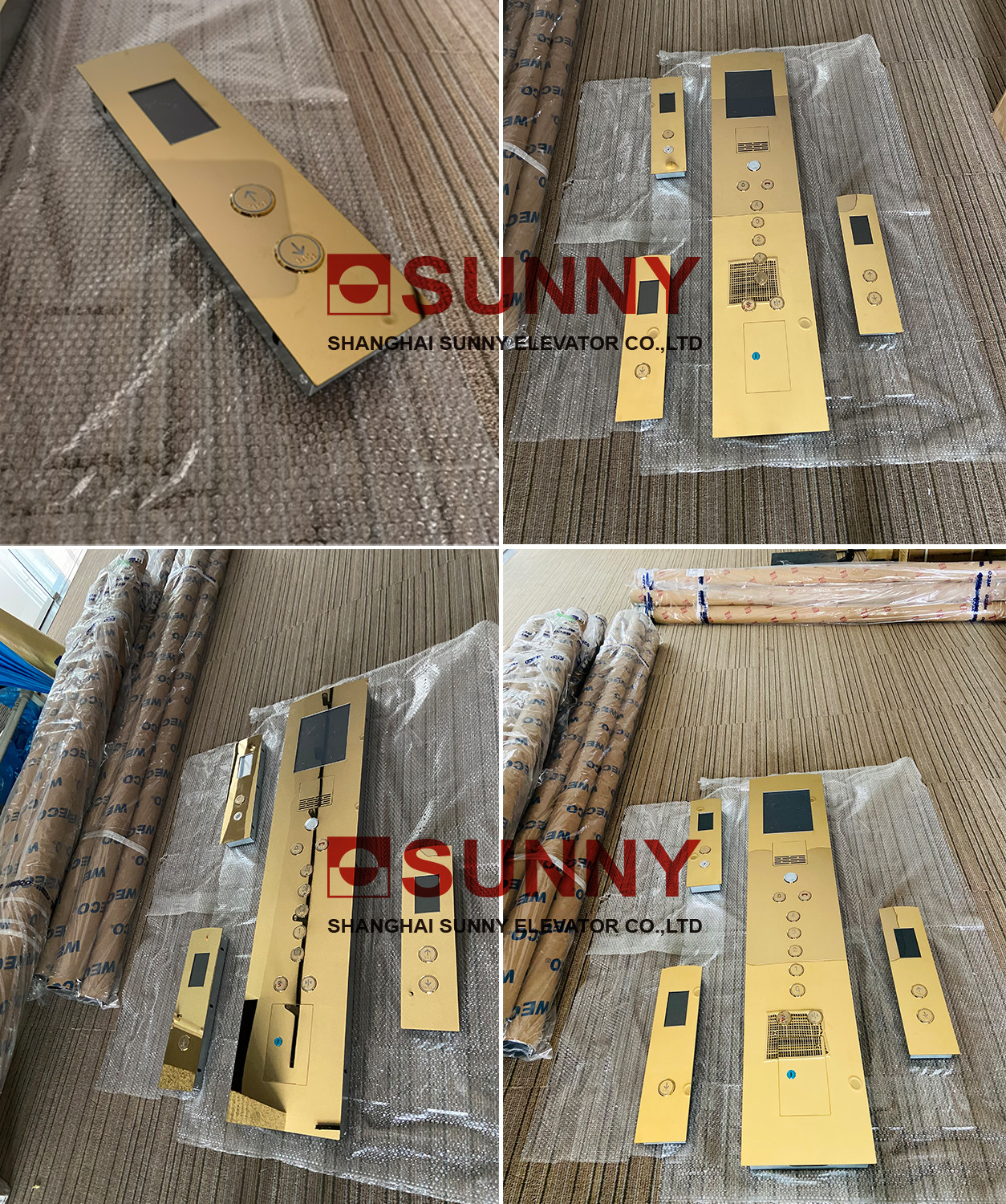 Car Spare Parts Elevator Cop Lop / Lift Spare Parts Elevator COP And LOP