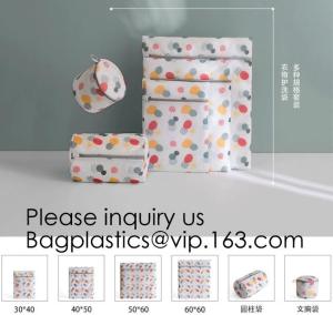Quality Travel Lingerie Wash Laundry Mesh Bags In Bulk,Mesh Drawstring Laundry Bag,Jumbo Foldable Zipper Mesh Wash Laundry Bag wholesale