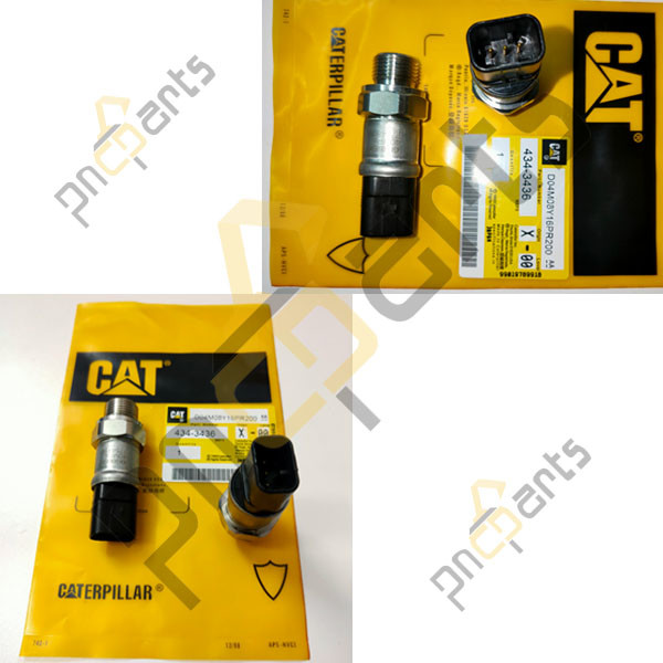 40MPa 434 3436 Excavator Spare Parts HYD Pump Pressure Sensor