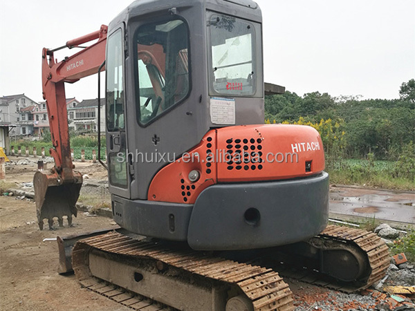 Hitachi in stock Used mini digger Japanese HITACHI 55 for sale/Second hand Small Crawler Excavator good condition HITACHI 55