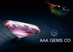 Custom Pink Moissanite Loose Stones Radiant Cutting 5mm x 7mm