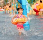Fiberglass Spray Park Fiberglass Equipment For Children / Kids Water Park