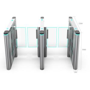 Quality ESD Slim Speedlane Turnstile , 1.5mm Thickess Stainless Steel Speed Turnstile wholesale