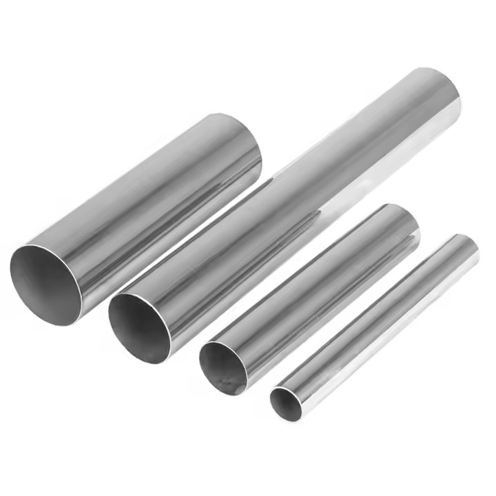 316 304 Stainless Steel Sanitary Pipe 0.6mm-5.0mm Round Mirror Tube