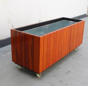Quality Decorative Rectangle Planter Box , Outdoor Flower Planter 800×500×500mm Size wholesale
