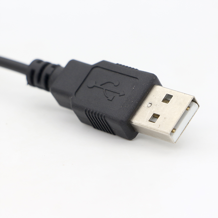 USB 2.0 A Male to Open Stripped 2 Tinned Soldering Bare Wire End Pigtail Cable