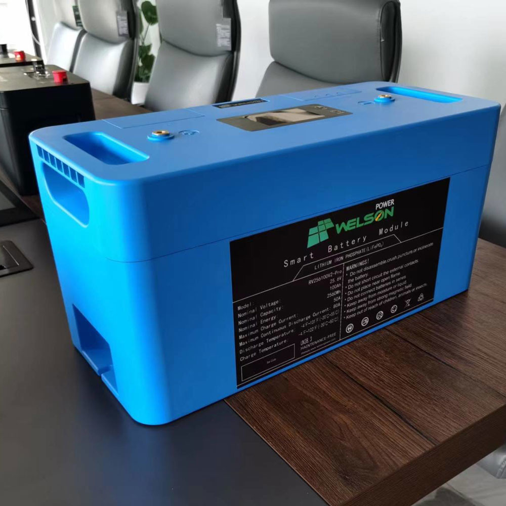 Rack Mount 12V 100Ah RV Lifepo4 Battery Ev Rechargeable Solar