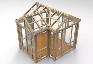 Quality Outdoor Glass Patio Rooms Environment Friendly Exterior Prefab Sunroom Addition wholesale