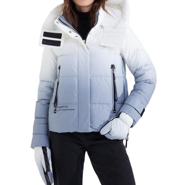 FODARLLOY Women's Down Jacket Short Casual Woman Cotton Coat Brand High Quality