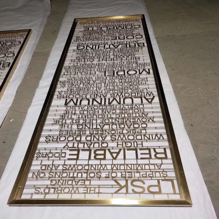 Custom Interior Decoration CNC Aluminium Perforated Metal Screen