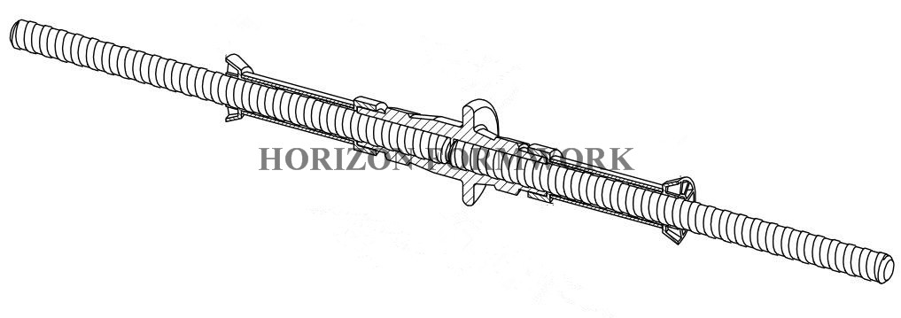 Water Barrier Combined with Formwork Tie Rod, Used in Water Retaining Structure