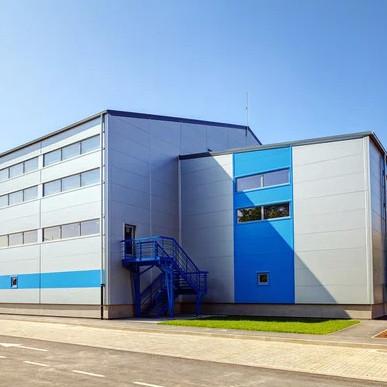 Modern Prefab Steel Warehouse Buildings , High Rigidity Steel Frame Industrial