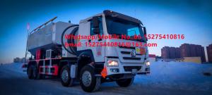 Quality High strength stainless steel Safety reliability Tread Bulk Trucks 15/20/25Ton Heavy Ammonium oil explosive Emulsion ANFO Truck MMU MEMU For Mongolia wholesale