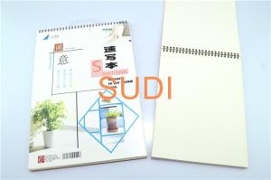Quality Spot Color Offset Printing A6 Spiral Binding Drawing Book wholesale