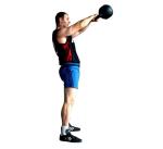 Cast Iron Competition Weight Kettlebell - LB and KG Markings for Strength,