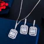 Wedding Bridal Jewelry Sets For Women Rhinestone Crystal Jewelry Set Bracelet
