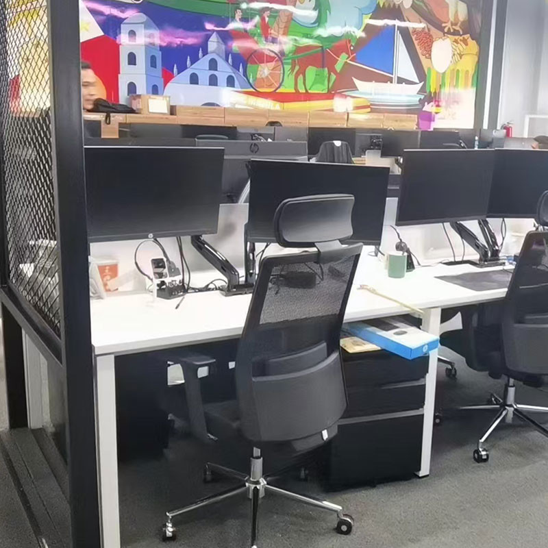 1.2M Wooden White Single Computer Staff Table Workstation For Office