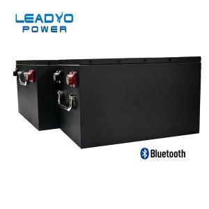 Quality Metal Case 36V Lithium Golf Cart Battery 100ah Lifepo4 525x234x220mm wholesale