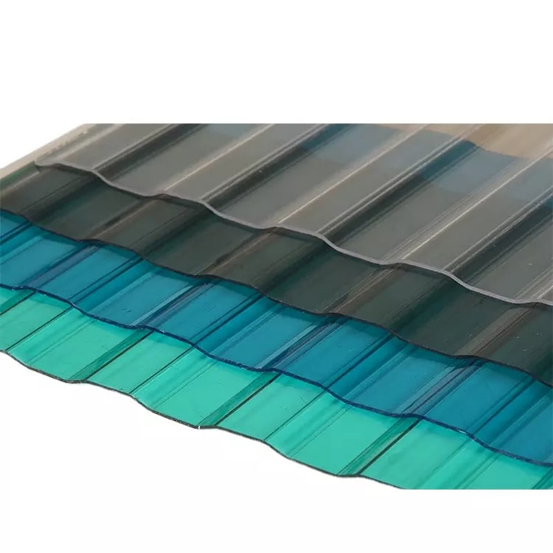 Clear Plastic Polycarbonate Transparent Roofing Sheet Panels For Shed Greenhouse