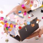 DIY Birthday Christmas Valentine Surprise Bounce Gift Paper Box with Customized