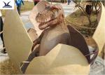 Playground Park Dinosaur Garden Ornaments Hatching Animatronic Dinosaur Egg