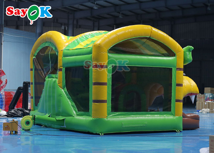 Animal Theme Lion Inflatable Bouncy Castle Slide
