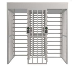 Quality double Full Height Turnstile Security Gates SUS304 Anti reverse pass wholesale