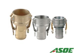 Quality Aluminum Camlock Hose Fittings , Stainless Steel Type D Camlock Fitting wholesale