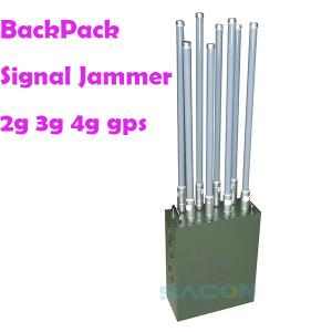 Quality 8 Antennas 100m 120w Mobile Phone Signal Jammer China Backpack Jammer Factory wholesale