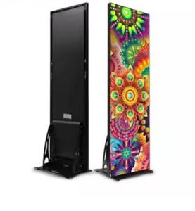 Quality Indoor Full Color P2.5 high Bightness 2500cd/㎡ Floor Standing LED Poster Screens wholesale