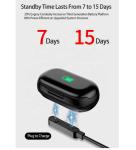 IPX-7 Waterproof Mobile Phone Wireless Earphones TPU Material Lightweight