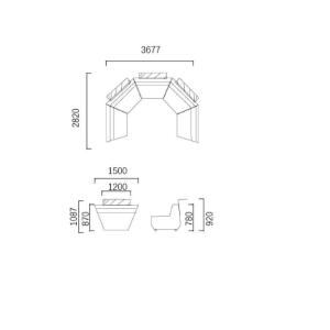 Quality Shared Workspace Furniture collaborative sofa wholesale