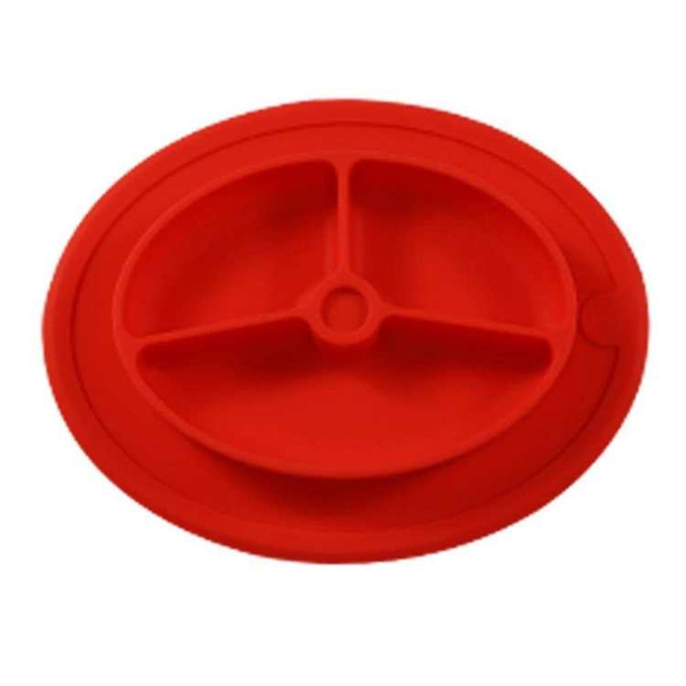 high quality EXW price custom logo design durable placemat kitchen silicone suction plate for baby