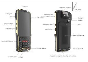 Quality Honeywell N43 1D Rugged Android Barcode Scanner NFC Portable with USB RS232 wholesale