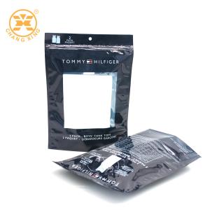 Quality OEM PE Clothing Packaging Bags Eco Friendly Stand Up Frosted Zip Lock wholesale