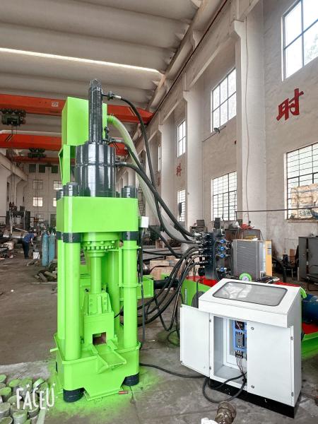 Automatic Metal Briquette Press For Metal Fillings Metal Chips Metal Swarfs