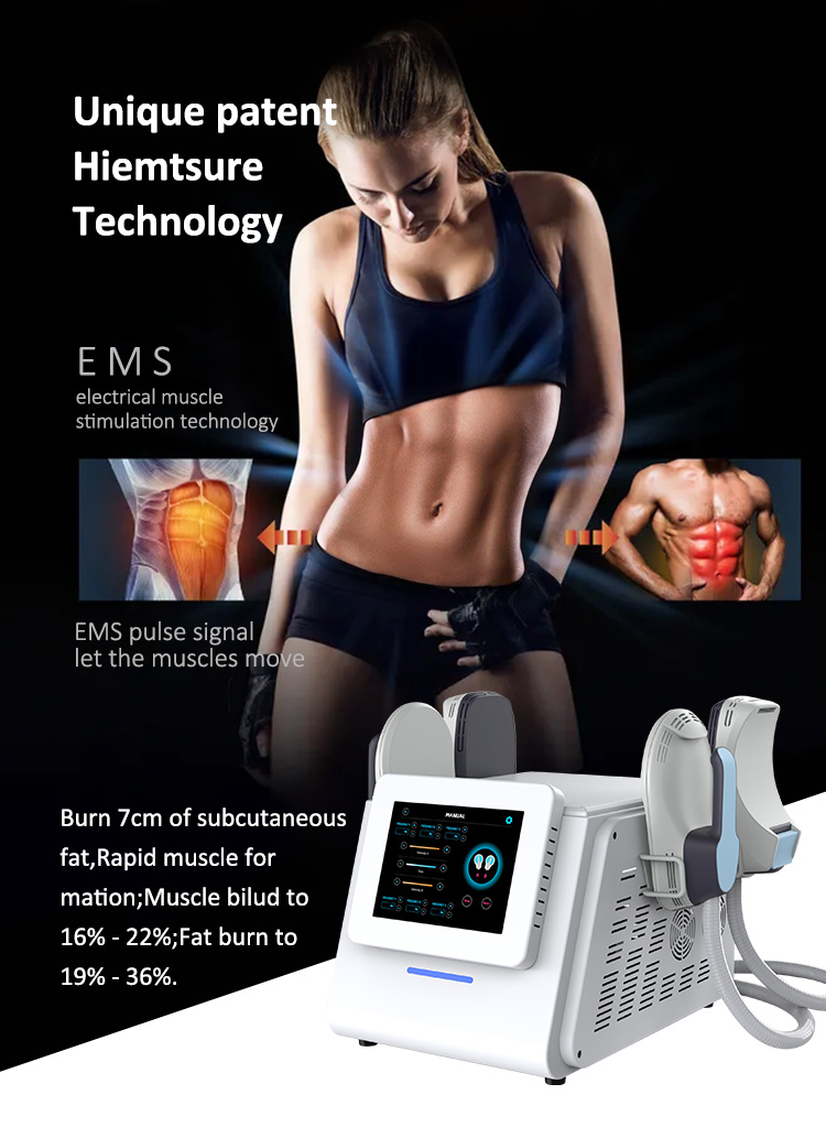 Body Shape S Shape Cavitation Muscle Building Electrical Machines 10.4in Screen ISO9001