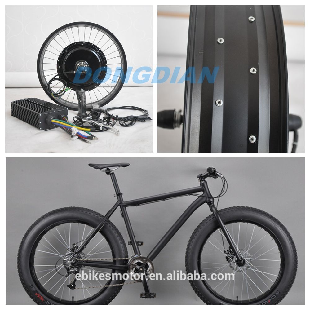 26*4 FAT BIKE WHEEL kit electric motor 48V 1500W electric motor bicycle you make from u