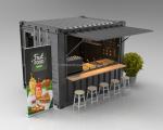 Small Tavern Coffee Shop Mobile Tavern Customizable Modern Prefabricated Steel
