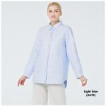 Light Blue Wind Breaker Coat Sping Autumn Long Spring Coats For Ladies