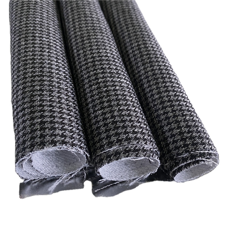 Double-Layer Houndstooth Chivu Fabric for Autumn Winter Coat CHECK FABRIC Width 57/58