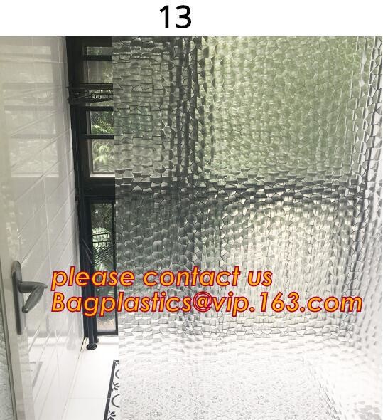 SCENERY PRINTING POLYESTER SHOWER CURTAIN, custom 3d eva shower curtain for bathroom, Popular cotton hooks polyester tex