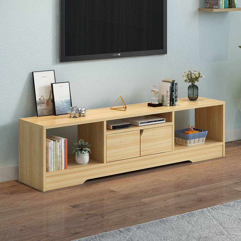 Home MDF White Wood TV Stand , L1.2m Wooden TV Table