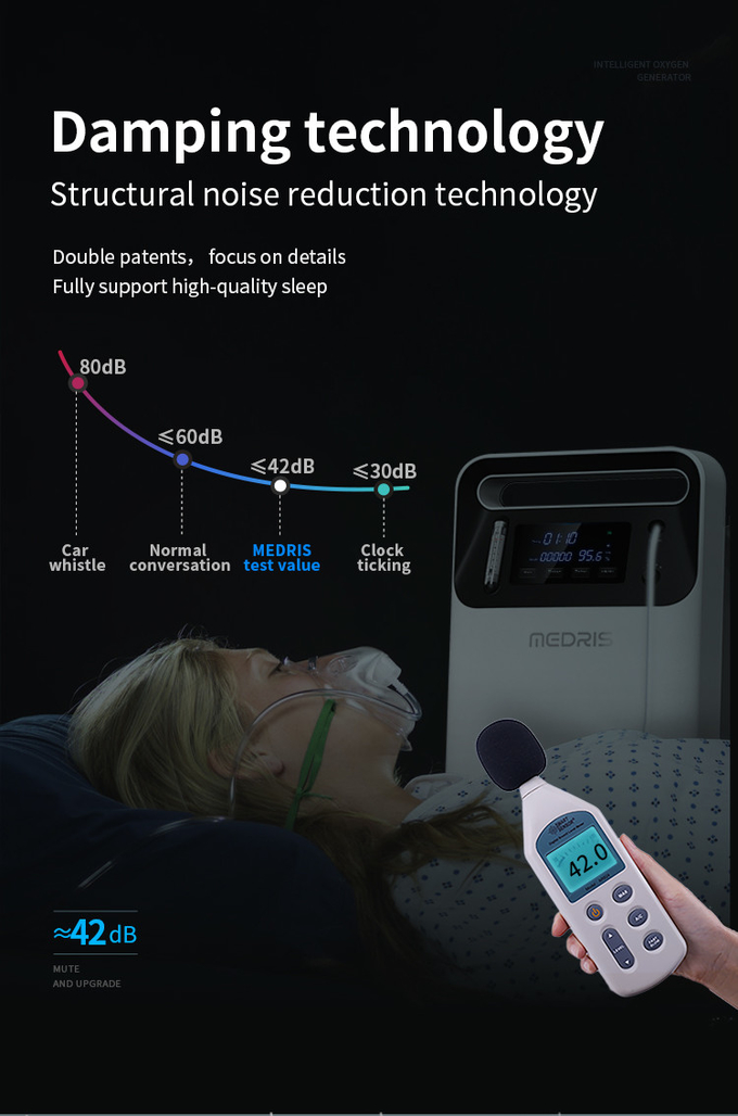 Portable 5L Medical Grade Oxygen Concentrator For The Elderly And Children