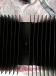 CNC Machining Extruded Heat Sink Akzo Nobel Powder Painting for Truck Lamp