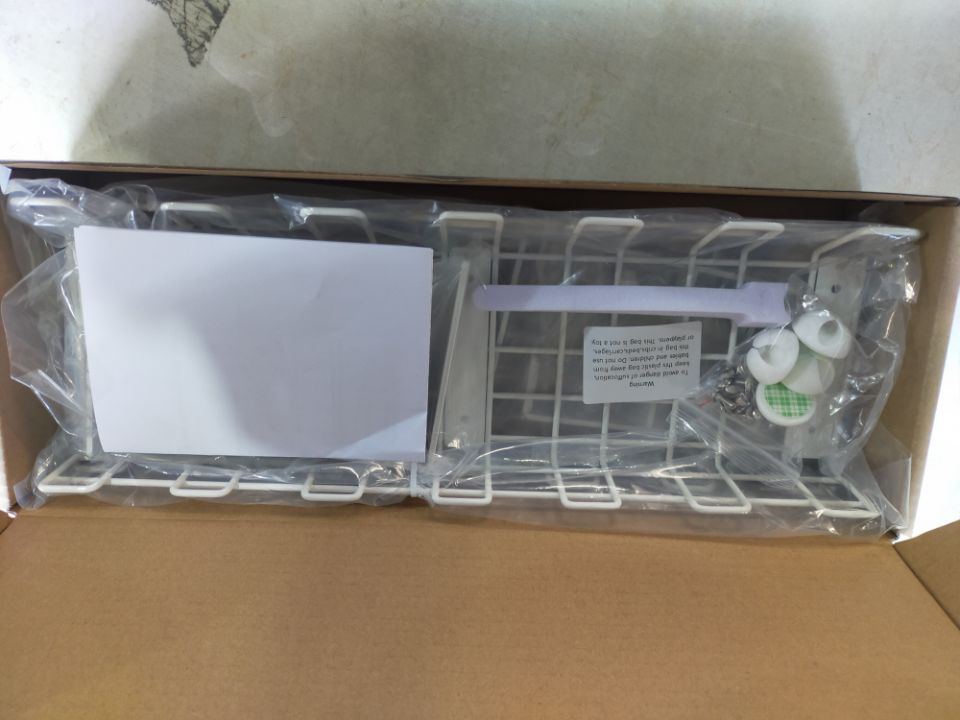 Adjustable Under Desk Iron Wire Mesh Cable Management Tray for Easy Cord Organization