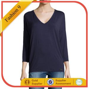 Quality Zip-Back V-Neck Knit Top wholesale