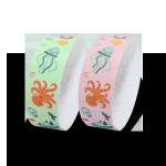 Lightweight Disposable Paper Wristbands , Waterproof Security Wristbands For
